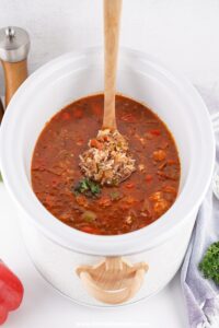 crockpot stuffed pepper soup
