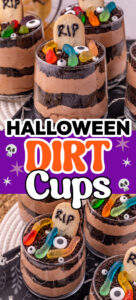 spooky dirt cups