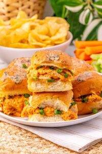 buffalo chicken sliders