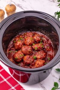 crockpot cranberry meatballs