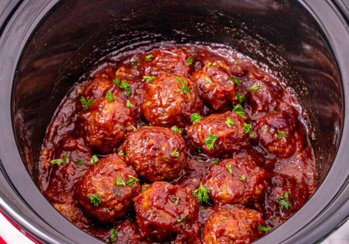 crockpot cranberry meatballs