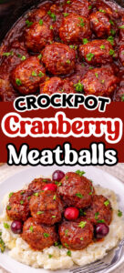 crockpot cranberry meatballs appetizer