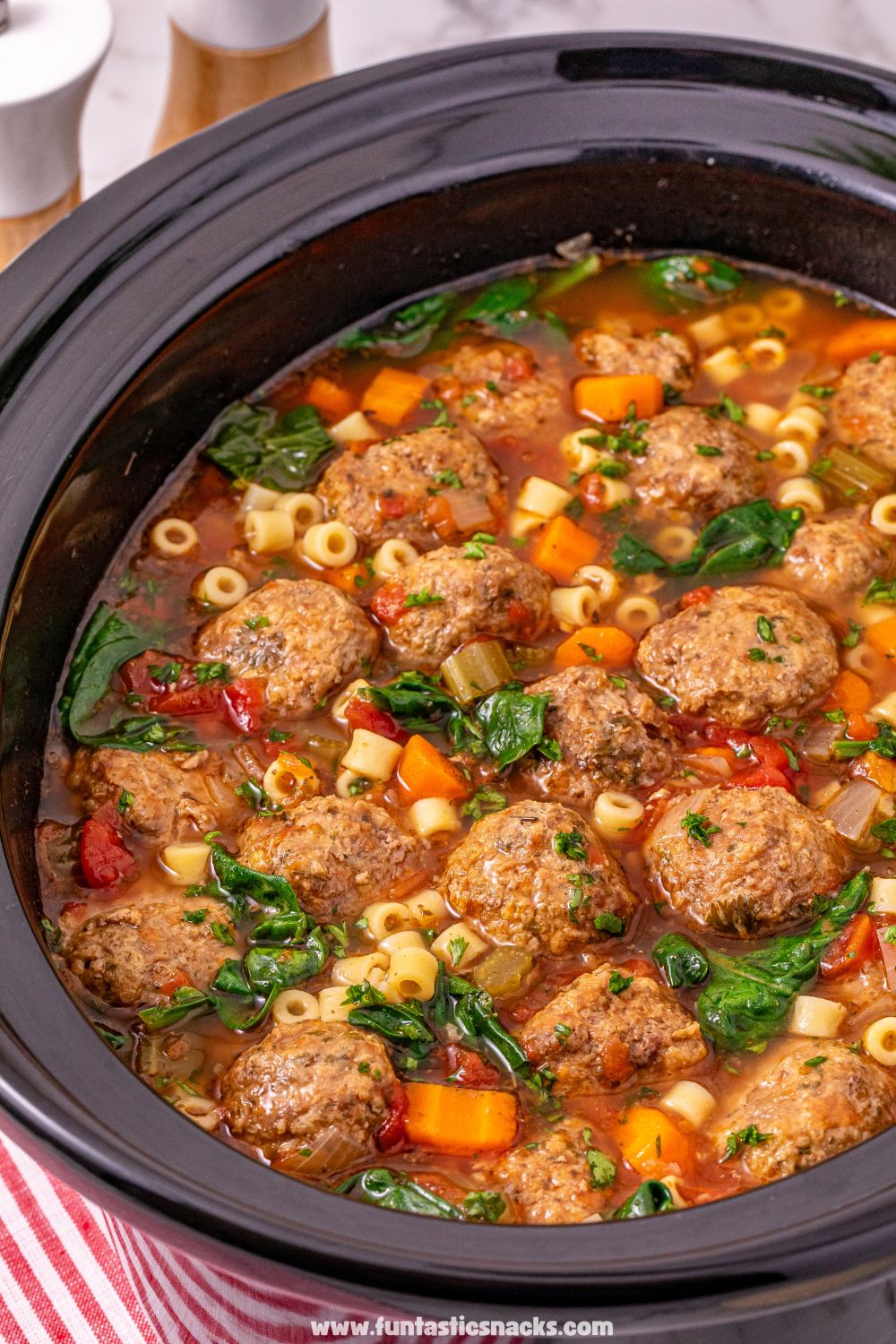 crockpot meatball soup