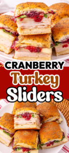 cranberry turkey sliders easy recipe