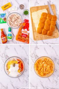 how to make buffalo chicken sliders