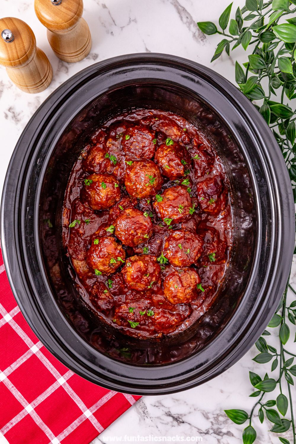 crockpot cranberry meatballs