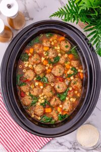 crockpot meatball stew