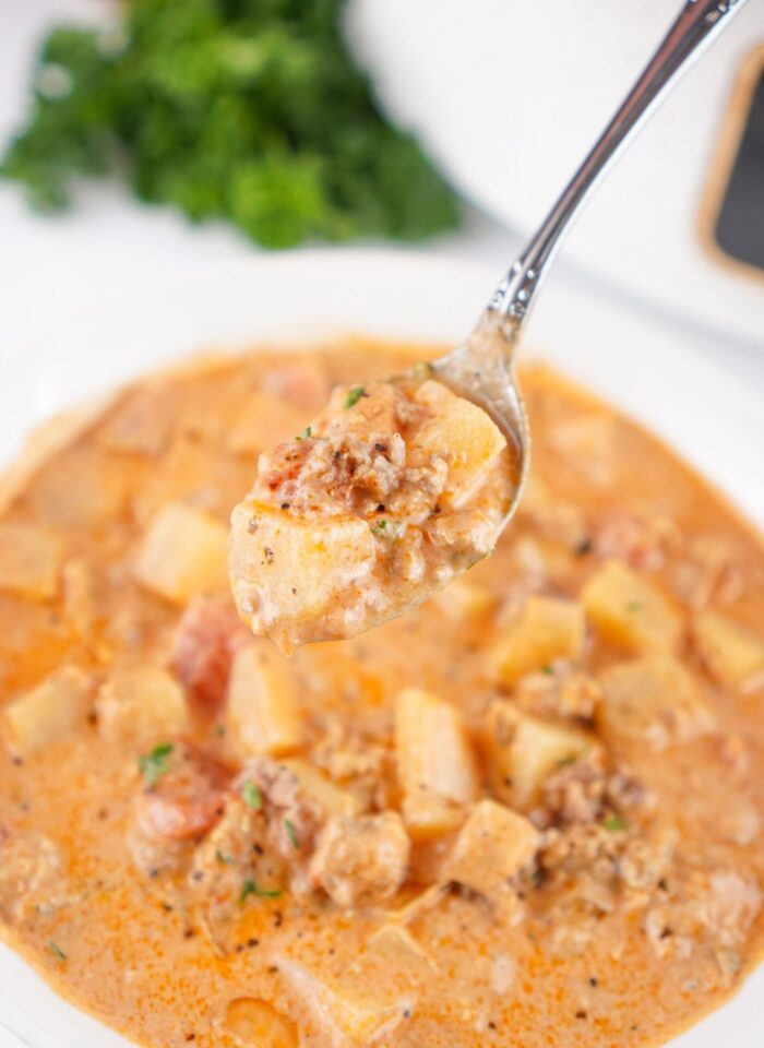 Crockpot Sausage Potato Soup Recipe
