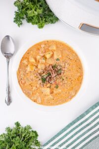 crockpot sausage potato soup