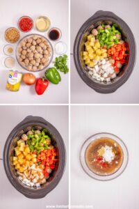 slow cooker sweet and sour meatballs
