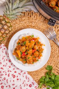 slow cooker sweet and sour meatballs