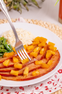slow cooker pineapple ham