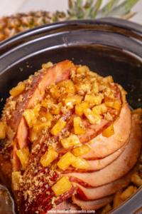 slow cooker pineapple ham