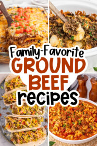 ground beef recipes