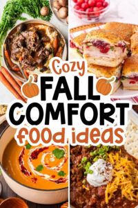 fall comfort food ideas