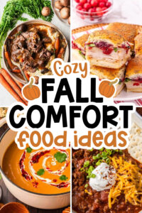 fall comfort food ideas
