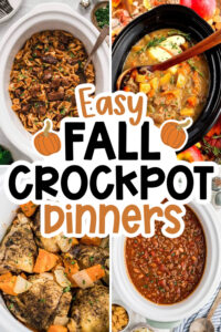 fall crockpot dinners recipes