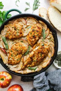 skillet apple chicken