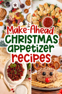 Make ahead christmas appetizers recipes