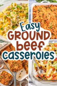 easy ground beef casseroles