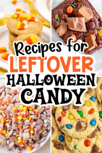 recipes for leftover halloween candy